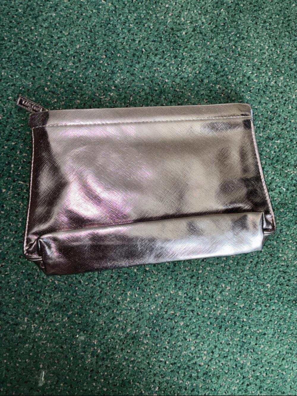 Lancôme Metallic Pewter Cosmetic Pouch - Picture 2 of 5